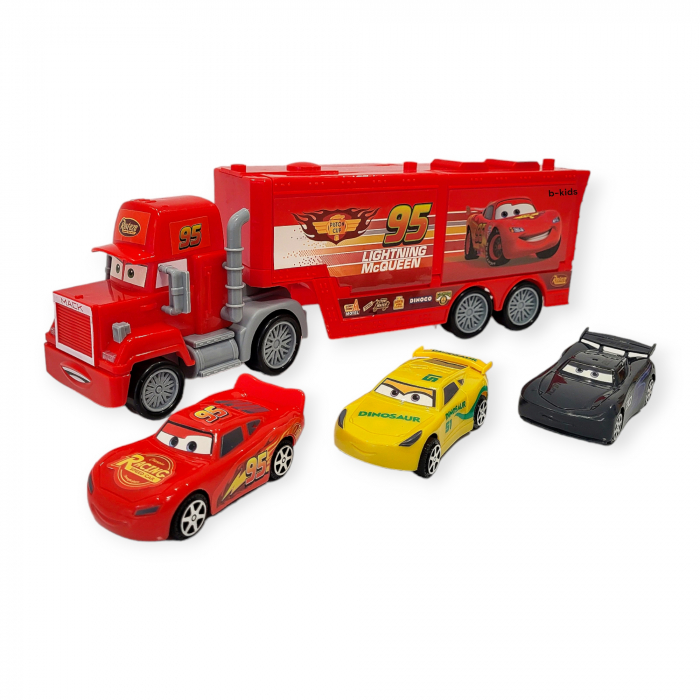 Set tir Cars + 3 masinute - Raicing 3 [2]