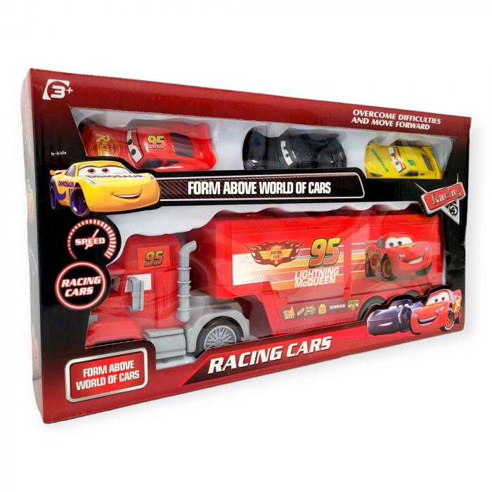 Set tir Cars + 3 masinute - Raicing 3 [7]