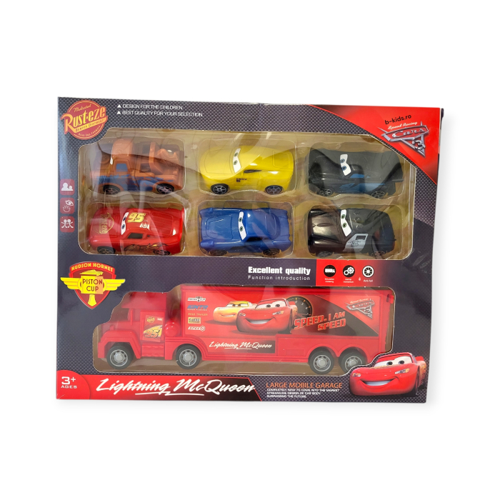 Set tir Cars cu 6 masinute din seria animata [4]