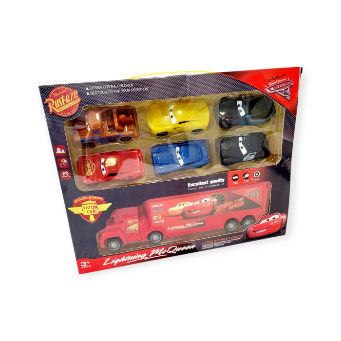 Set tir Cars cu 6 masinute din seria animata [6]