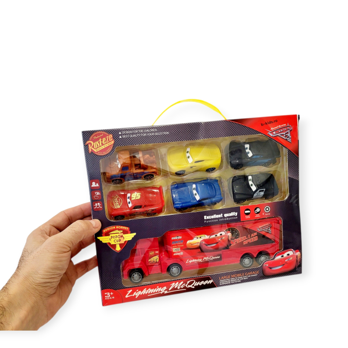 Set tir Cars cu 6 masinute din seria animata [7]