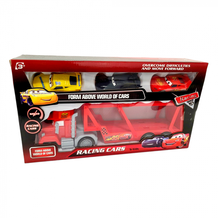 Set tir Cars platforma + 3 masinute - Raicing 3 [2]