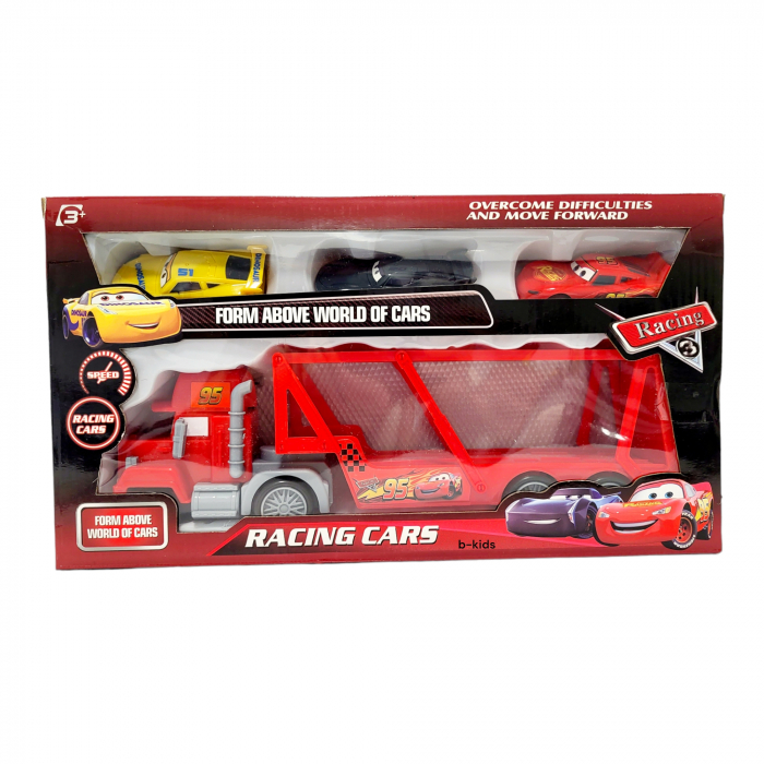 Set tir Cars platforma + 3 masinute - Raicing 3 [1]