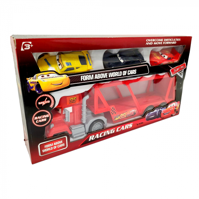 Set tir Cars platforma + 3 masinute - Raicing 3 [3]
