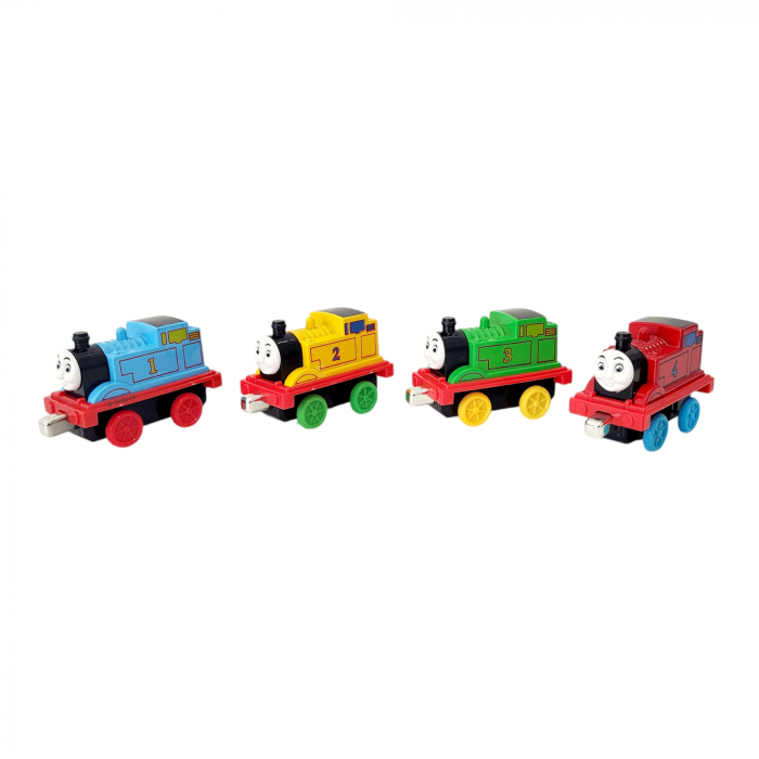 Set trenulet Thomas cu 4 locomotive metalice [5]