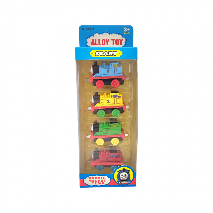 Set trenulet Thomas cu 4 locomotive metalice [6]