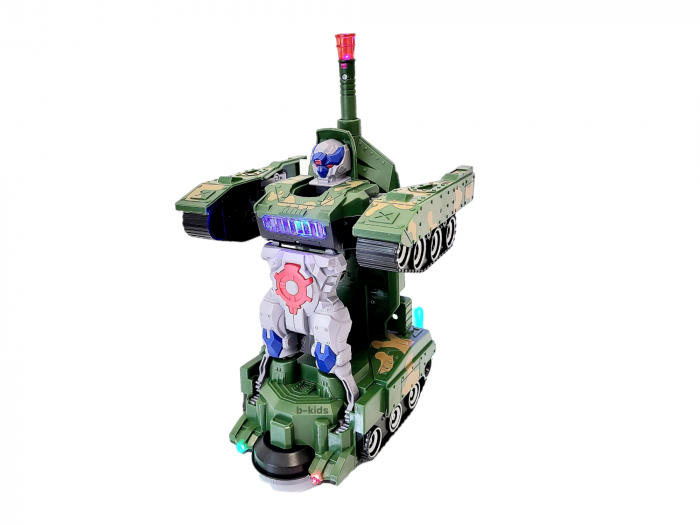 Tanc transformers, 2 in 1 cu sunete si lumini [3]