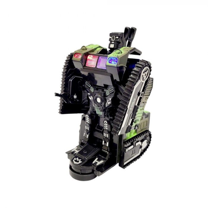 Tanc transformers Robot, 2 in 1 cu sunete si lumini [8]