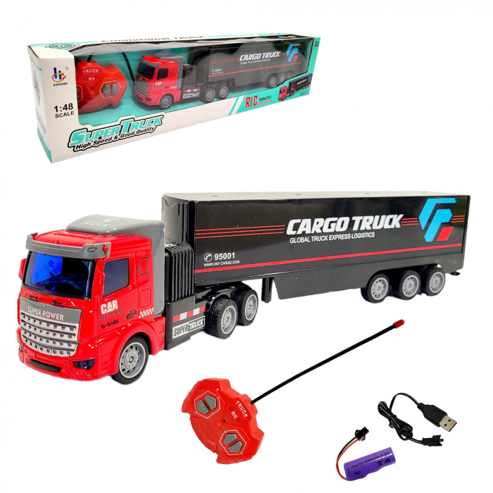 Tir cabina metalica cu telecomanda si acumulator reincarcabil [1]