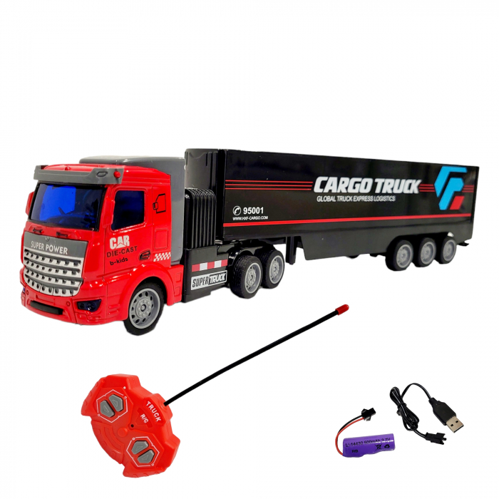 Tir cabina metalica cu telecomanda si acumulator reincarcabil [5]