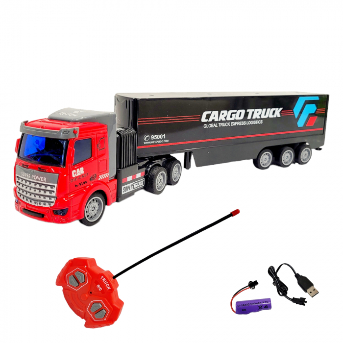 Tir cabina metalica cu telecomanda si acumulator reincarcabil [6]