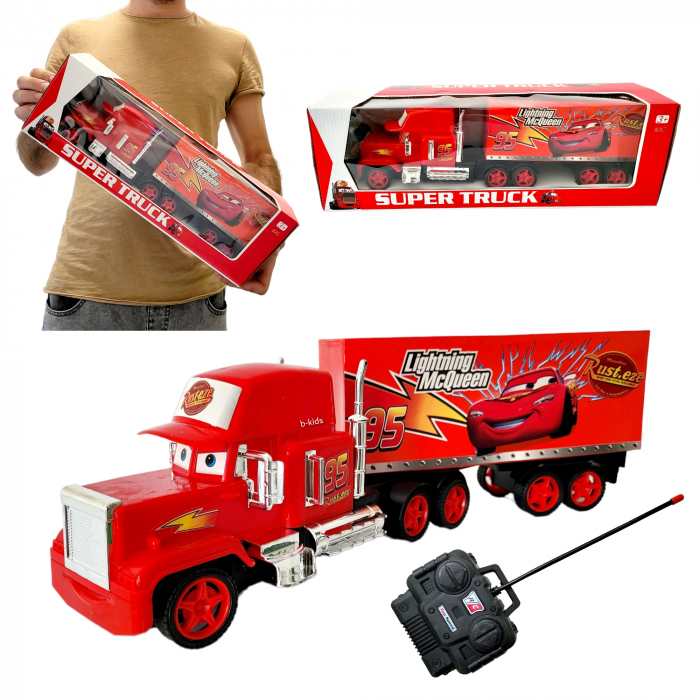 Tir Cars cu telecomanda, Super Truck, Fulger McQueen. [7]