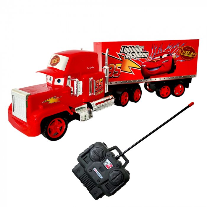 Tir Cars cu telecomanda, Super Truck, Fulger McQueen. [1]