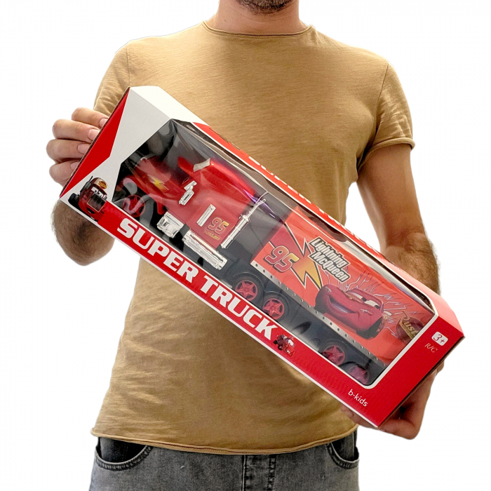 Tir Cars cu telecomanda, Super Truck, Fulger McQueen. [8]