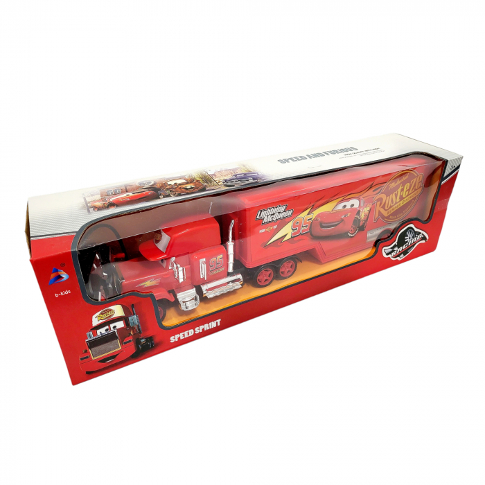 Tir Cars mare cu telecomanda, Speed Sprint, Fulger McQueen [7]
