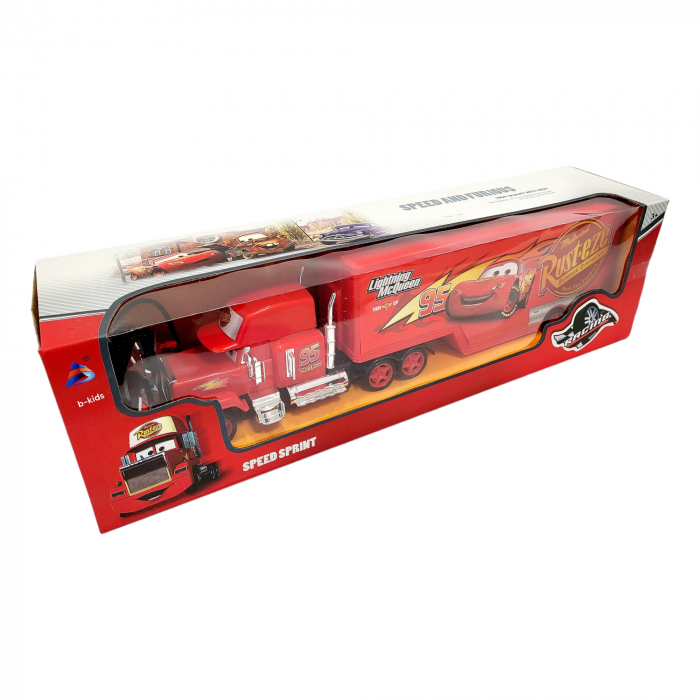 Tir Cars mare cu telecomanda, Speed Sprint, Fulger McQueen [2]