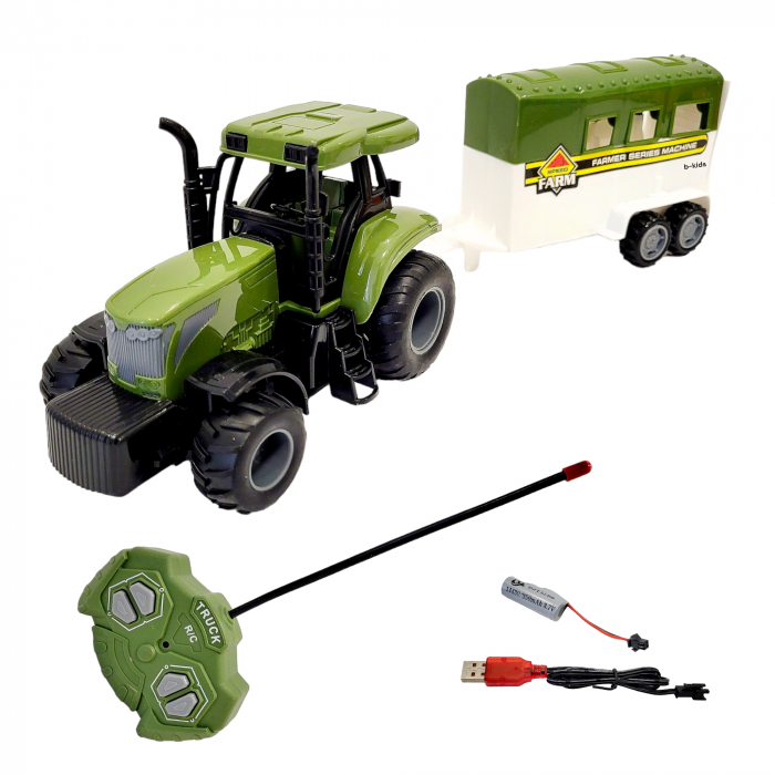 Tractor cu remoca, telecomanda full control si acumulator reincarcabil. [3]