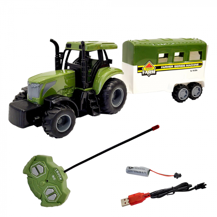 Tractor cu remoca, telecomanda full control si acumulator reincarcabil. [5]