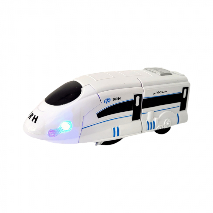 Tren Transformers in robot, cu sunete si lumini, 2 in 1 [5]
