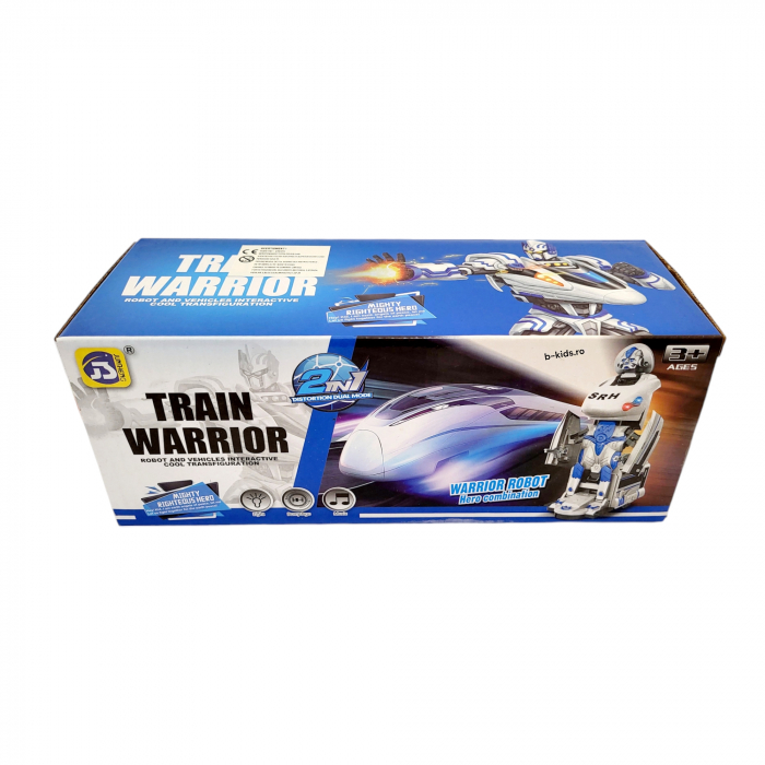 Tren Transformers in robot, cu sunete si lumini, 2 in 1 [4]