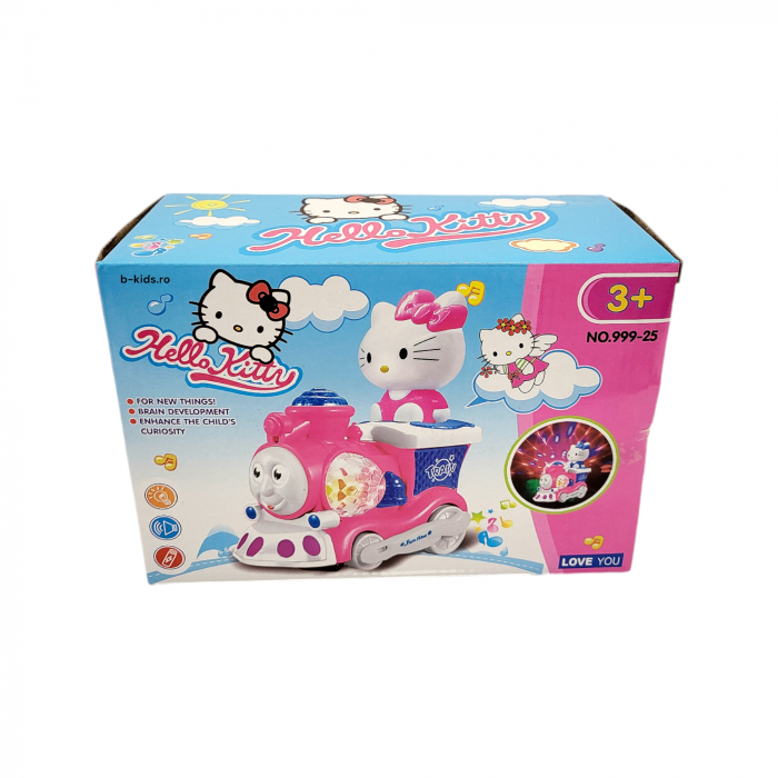 Trenulet cu sunete si lunini 3D, Hello Kitty [1]