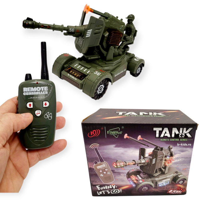 Tun-Tanc Blindat cu telecomanda si tinte tip ventuza [3]