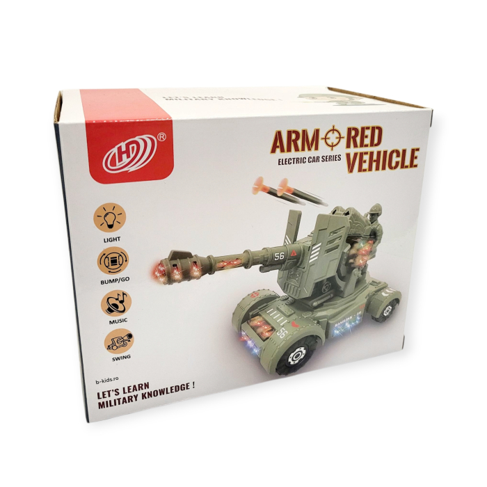 Tun-Tanc Blindat Electric ARMORED VEHICLE cu tinte tip ventuza [3]