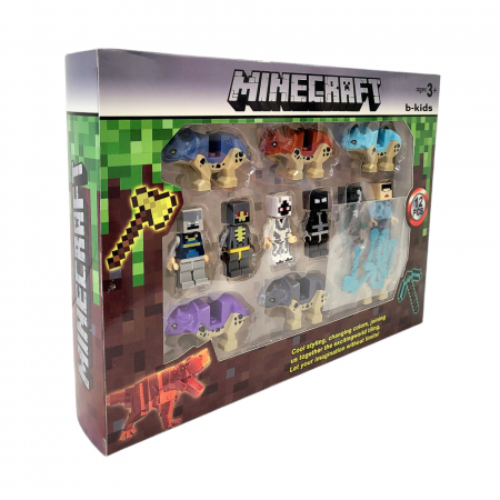 12 figurine Minecraft tip Lego [1]