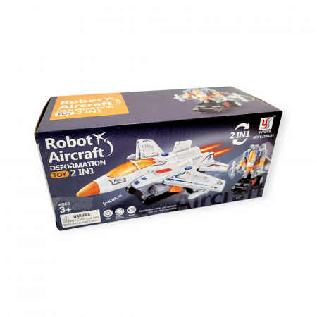 Avion transformers, 2 in 1 cu sunete si lumini, Robot Aircraft [1]