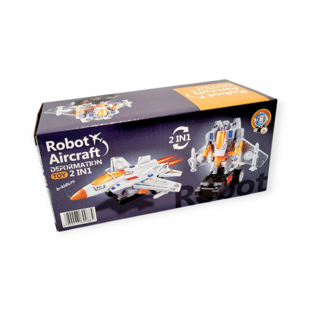 Avion transformers, 2 in 1 cu sunete si lumini, Robot Aircraft [4]