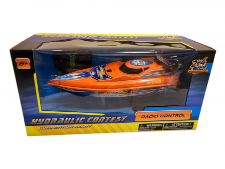 Barca cu telecomanda, Hydraulic Contest, b-kids, merge pe apa [6]
