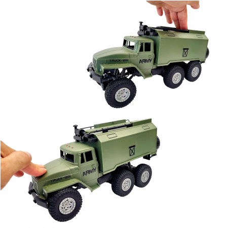 Camion militar -Military Truck- cu telecomanda si acumulator. [8]