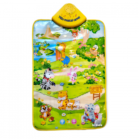 Articole bebelusi - Covor muzical cu diferite functii - Musical Forest Animals