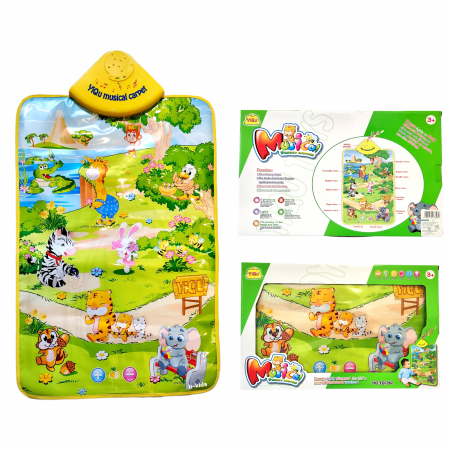 Covor muzical cu diferite functii - Musical Forest Animals [3]