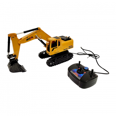 Escavator cu telecomanda fir, full control. Cupa si senile mobile [3]