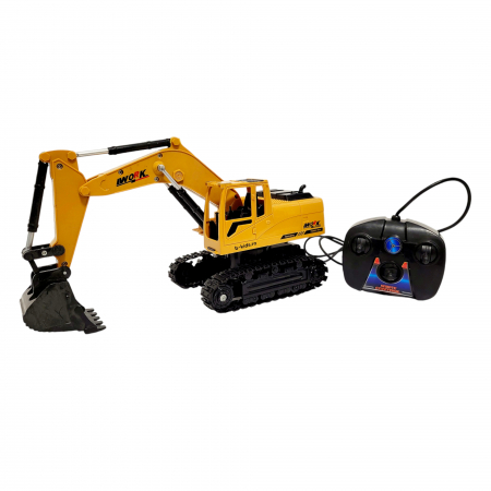Escavator cu telecomanda fir, full control. Cupa si senile mobile [4]