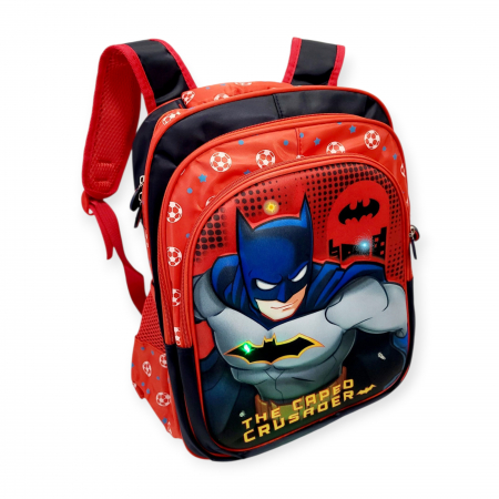 Ghiozdan pentru scoala, 40 cm, Batman, 3D cu lumini [2]