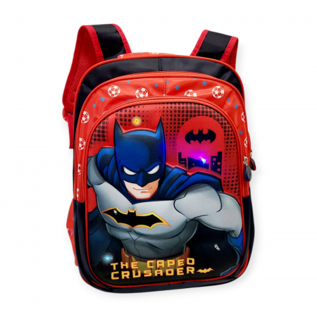 Ghiozdan pentru scoala, 40 cm, Batman, 3D cu lumini [1]
