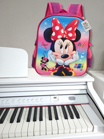 Ghiozdanel pentru gradinita, 33 cm, Minnie Mouse, 3D [1]
