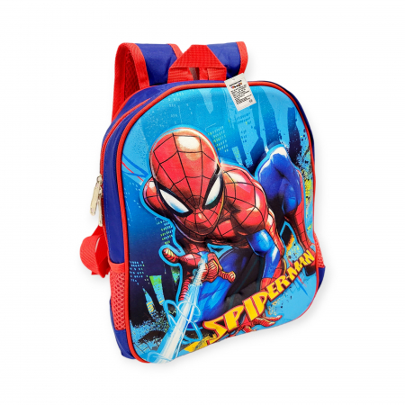 Ghiozdanel pentru gradinita, 33 cm, Spiderman, 3D, albastru [1]