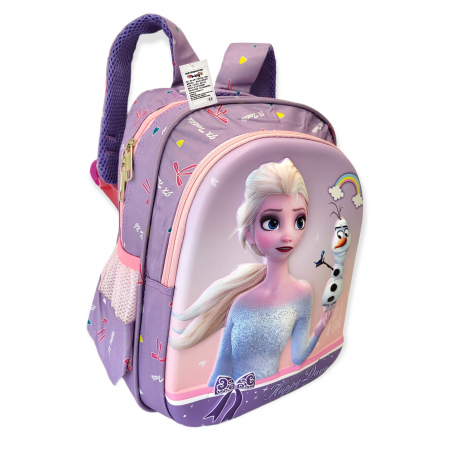 Ghiozdanel pentru gradinita, Frozen, 3D, mov [1]