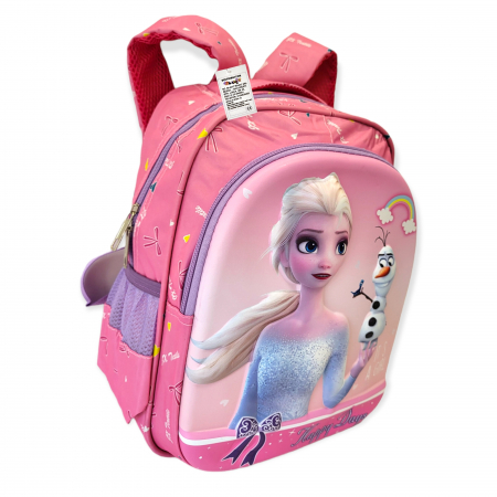Ghiozdanel pentru gradinita, Frozen, 3D, roz [1]