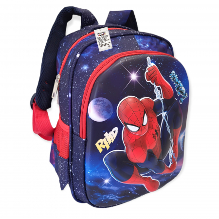 Ghiozdanel pentru gradinita, Spiderman, 3D, albastru inchis [1]