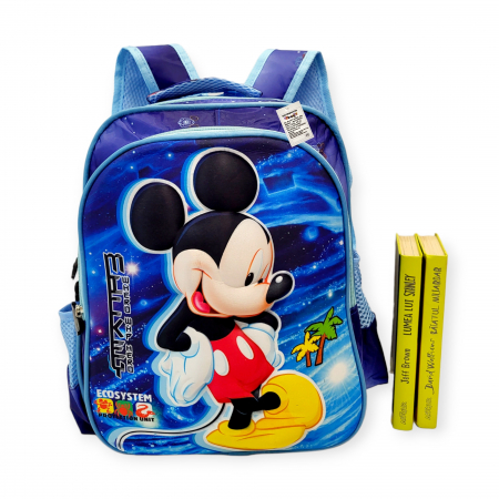 Ghiozdanel pentru scoala, 37 cm, Mickey Mouse, 3D [2]