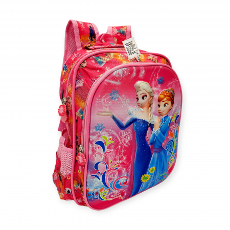 Ghiozdanel pentru scoala, 37 cm, Frozen, 3D - roz [1]