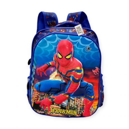 Scoala clasele primare - Ghiozdanel pentru scoala, 37 cm, Spiderman, 3D