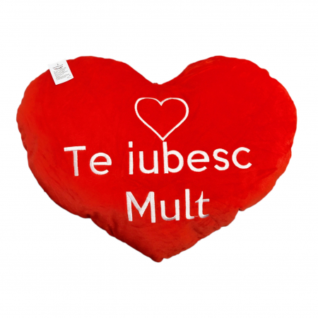 Plusuri medii - Inima de plus cu textul - Te iubesc mult