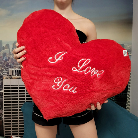 Inima mare de plus cu textul - I Love You [1]