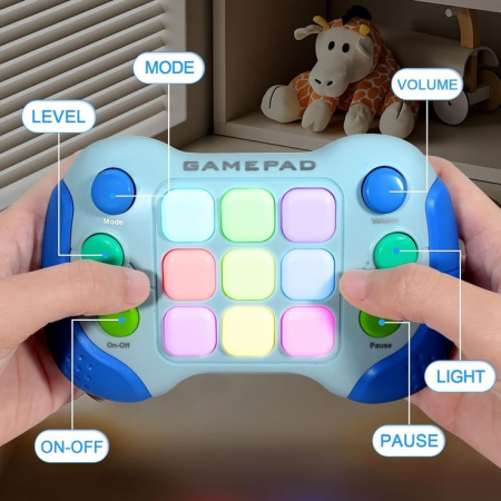 Joc Gamepad - pop-it/consola electronica cu lunini. [8]
