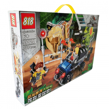 Set contructie - Tip Lego - Animal Park Dinosaur - 379 piese [1]